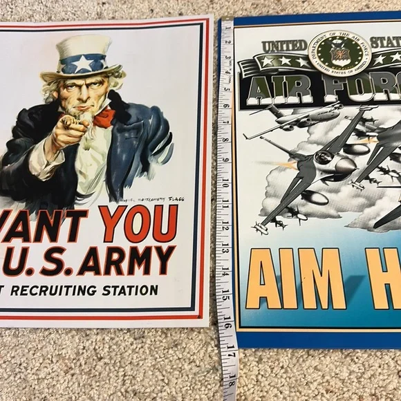 Vintage Military Metal Signs - Picture 12 of 14
